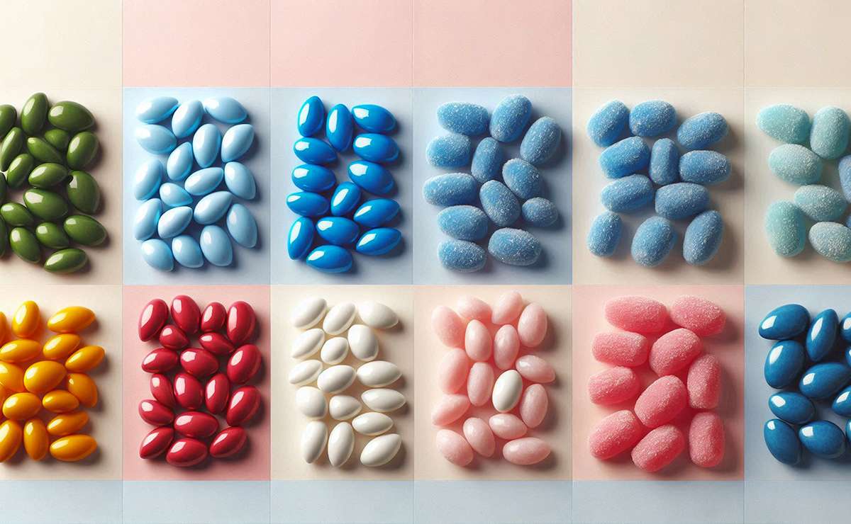 colori dei confetti, confetti battesimo, confetti fidanzamento, confetti laurea