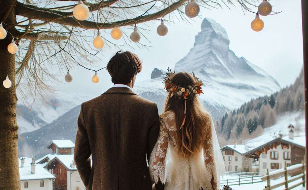 Location e decorazioni per un matrimonio in inverno
