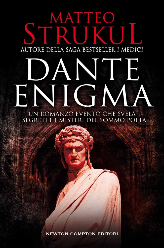 Copertina del romanzo "Dante enigma" di Matteo Strukul