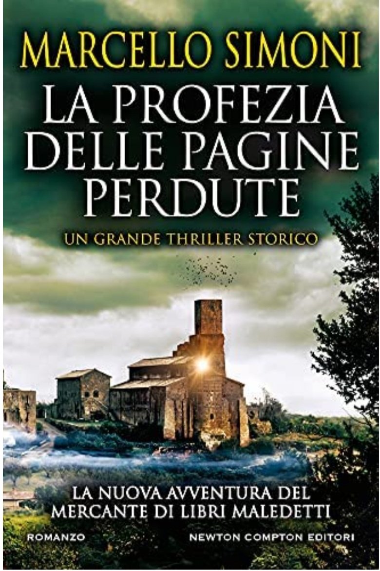 Copertina del romanzo "La profezia delle pagine perdute" di Marcello Simoni