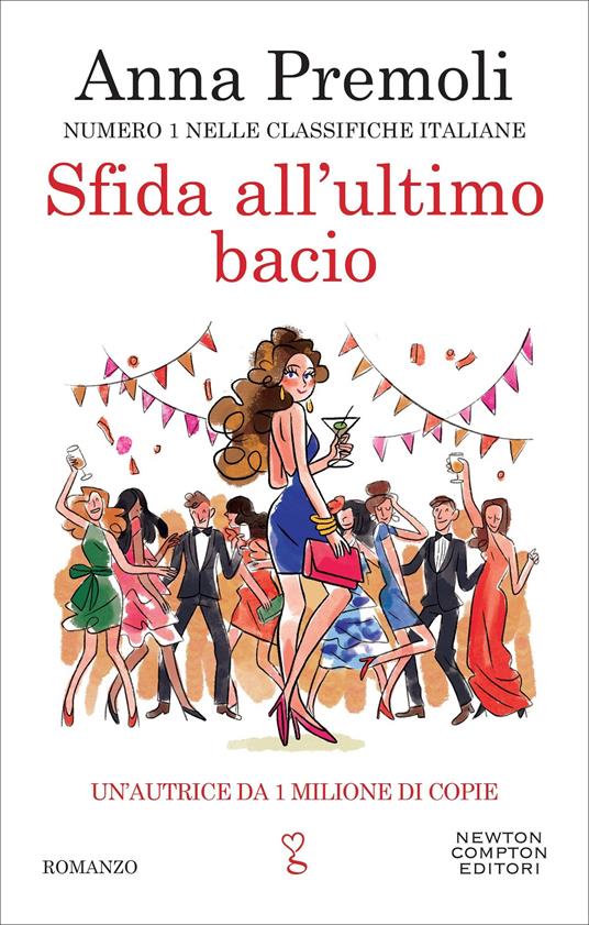 Copertina del romanzo "Sfida all'ultimo bacio" di Anna Premoli