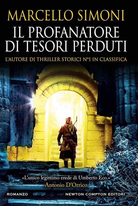 Copertina del romanzo "Il profanatore di tesori perduti" di Marcello Simoni