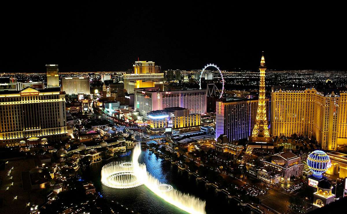 Vista panoramica di Las Vegas, i migliori divertimenti e locali della Sin City