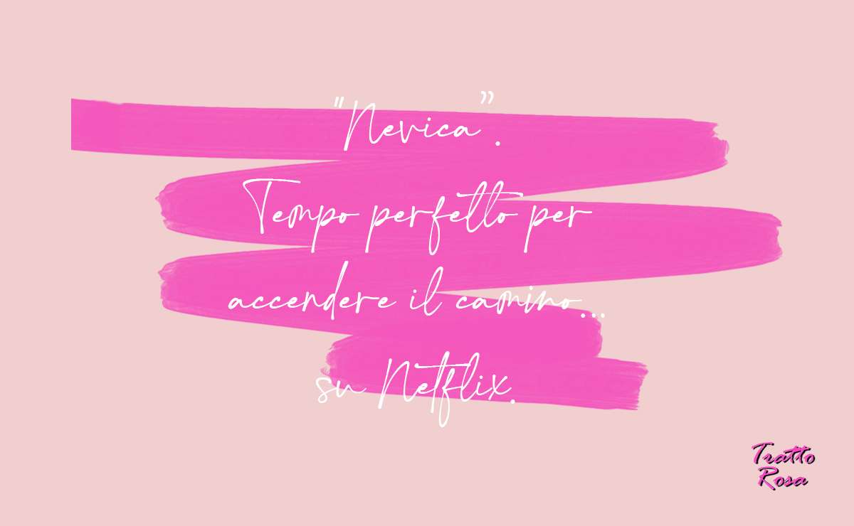 una frase divertente sulla neve