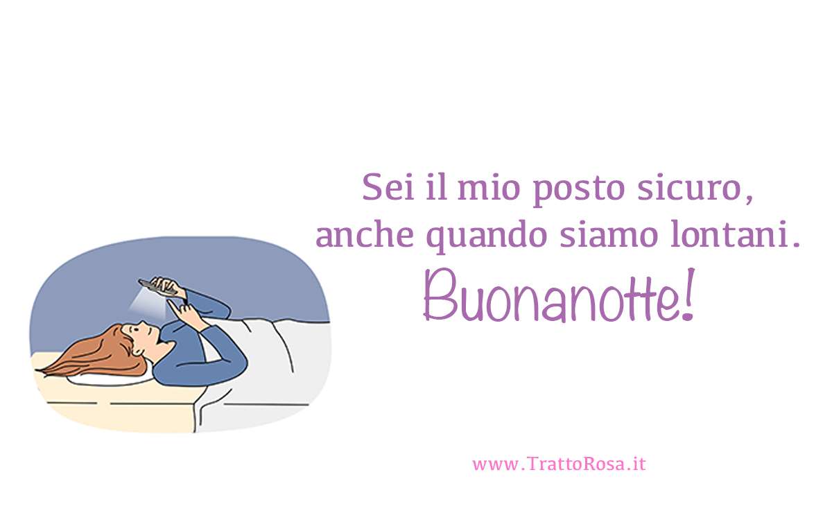 Illustrazione di una ragazza a letto che invia un messaggio dal telefono