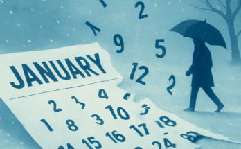 Calendario di gennaio con giorni che sembrano allungarsi